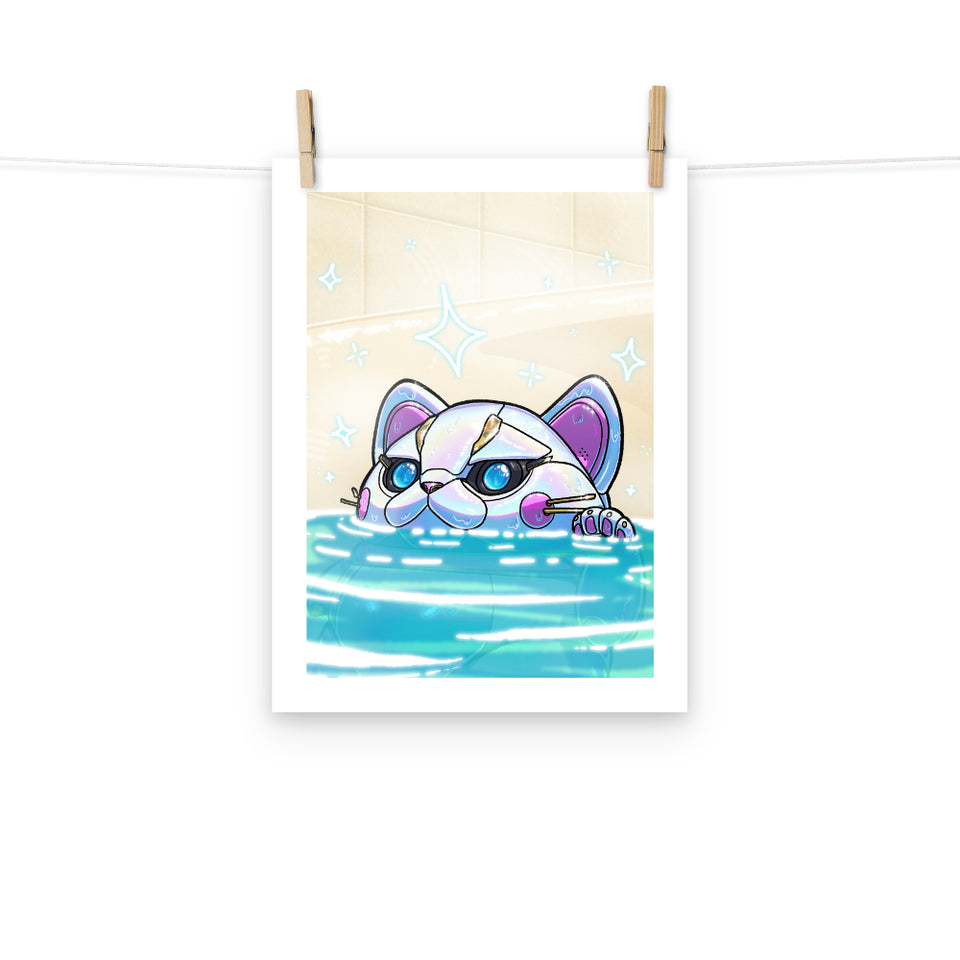 Luca in Bath - Art Print