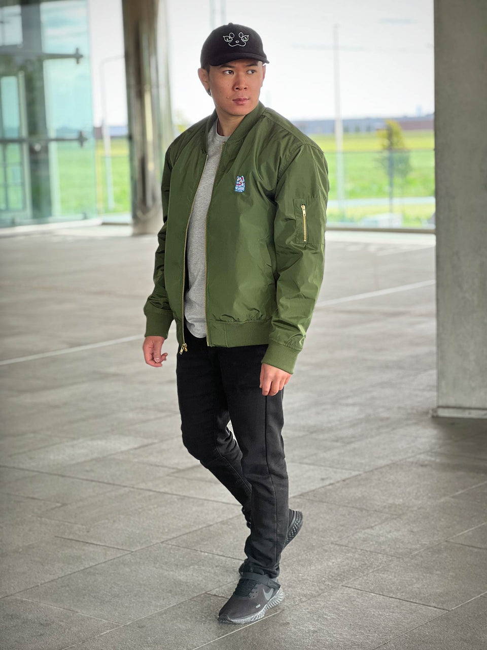 BOEJ Luca Embroidery Bomber Jacket